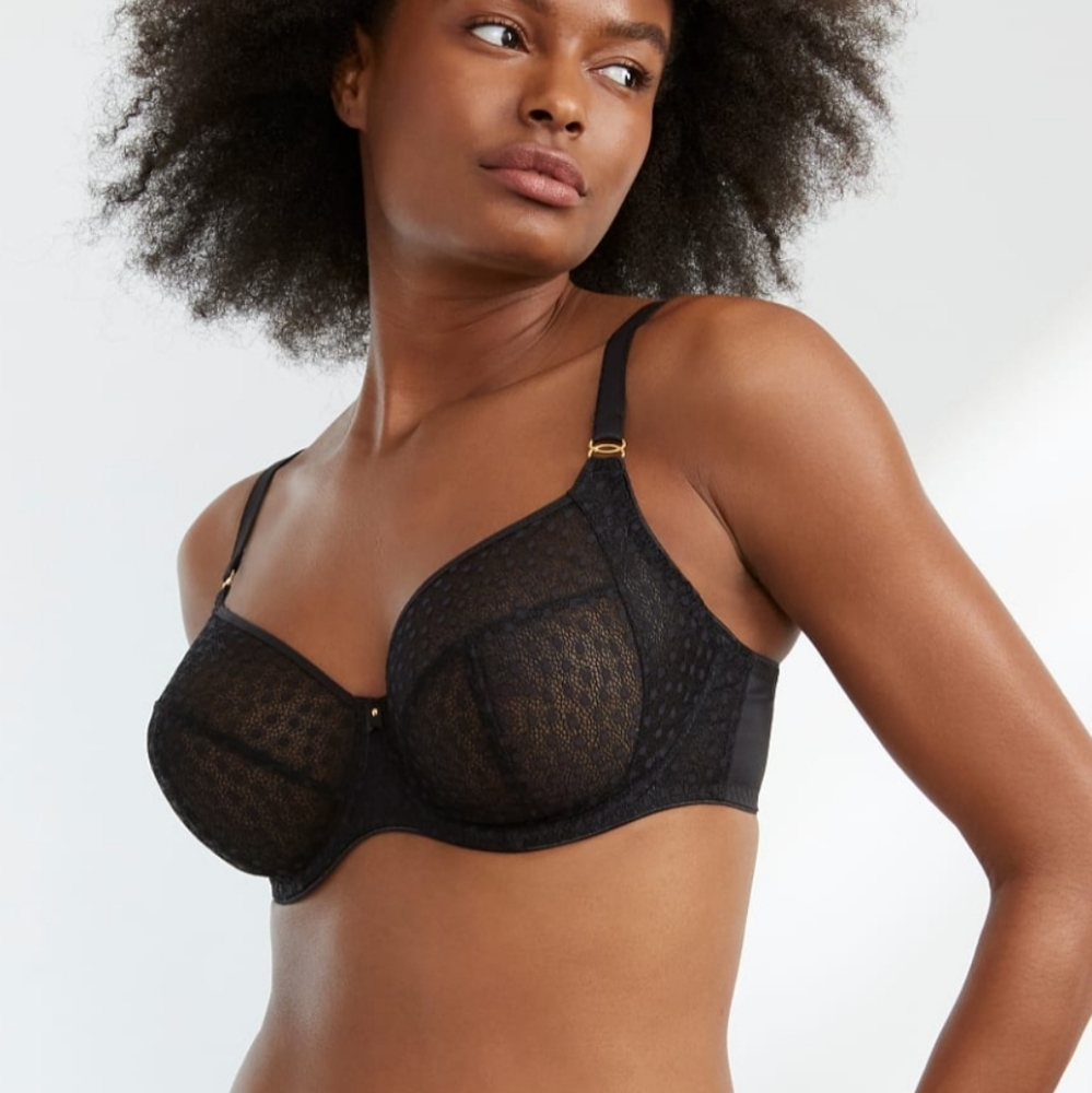 New Freya Starlight Side Support Lace Underwire Bra 38I